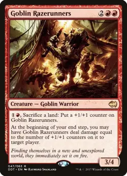 Goblin Razerunners HP #47 Duel Decks: Merfolk vs. Goblins MTG - Image 1