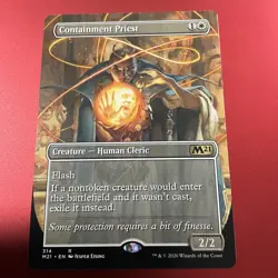 BORDERLESS Containment Priest - Core 2021 (Magic/Mtg) Near Mint - Image 2