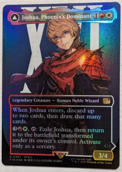 Joshua, Phoenix's Dominant (Borderless) Final Fantasy Foil #0397 MtG - Image 1