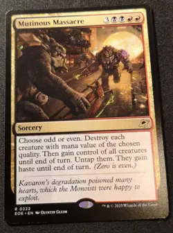Mutinous Massacre - EOE - MTG - EN - NM - 0222 - Image 1