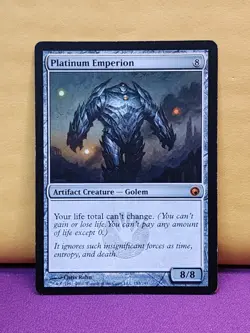 1x Platinum Emperion, MP (see photos), SOM, Magic: the Gathering, MtG - Image 1