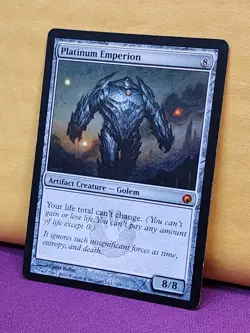 1x Platinum Emperion, MP (see photos), SOM, Magic: the Gathering, MtG - Image 2