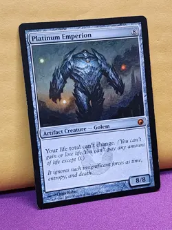 1x Platinum Emperion, MP (see photos), SOM, Magic: the Gathering, MtG - Image 3