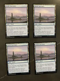 4x Mystic Sanctuary x4 - Throne of Eldraine - MTG Magic - (3) NM, (1) LP - Image 1