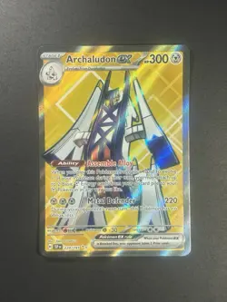 Archaludon ex 2024 Scarlet & Violet: Surging Sparks #224/191 Ultra Rare Pokemon - Image 1