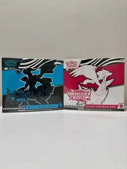 Pokemon Black Bolt & White Flare Elite Trainer Box ETB Set of 2 New/Sealed ✅ - Image 1