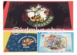 (PRESALE) Pokemon World Championships 2025 Anaheim Set Of All 3 Playmats And Bag - Image 1