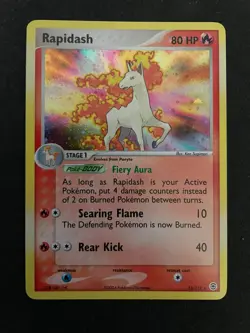 Rapidash 13/112 Fire Red & Leaf Green Holo Pokemon TCG - LP+ - Image 1