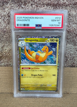 PSA 10 Dragonite 012/015 2025 Pokemon M24 McDonald's Collection - Image 1