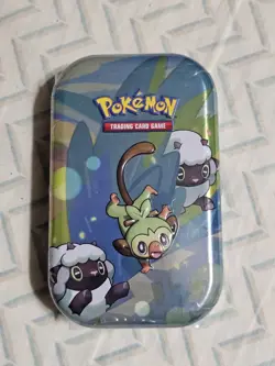 Pokemon TCG Galar Pals Mini Tin Sealed Grookey - Image 1