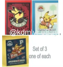 (PRESALE) Pokemon World Championships 2025 Anaheim Set Of 3 Sealed Sleeve Packs - Image 1