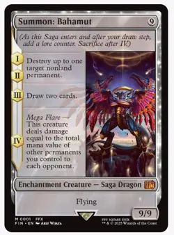 Summon Bahamut Final Fantasy MTG - Image 1