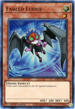 Yugioh! Fabled Lurrie RA03-EN003 - Ultra Rare (UR) NM/M Quarter Century Bonanza - Image 1