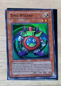 Yugioh! LP Time Wizard - DB2-EN038 - Super Rare - Unlimited Edition - Image 1