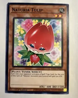 Naturia Tulip - HAC1-EN104 Yugioh Hidden Arsenal - 1st Edition - Near Mint - Image 1