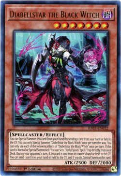 YuGiOh! Diabellstar the Black Witch RA03-EN032 Ultra Rare (UR) NM/M English - Image 1