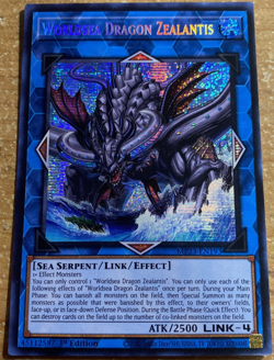 Yugioh Worldsea Dragon Zealantis MP23-EN193 PRISMATIC SECRET RARE NM 1ST ED - Image 1