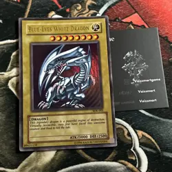 Max Holo Bleed Error Blue-Eyes White Dragon SDK-001 Ultra Rare YuGiOh - Image 4