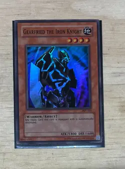 YUGIOH Gearfried the Iron Knight PSV-101 Super Rare Unlimited - Image 1