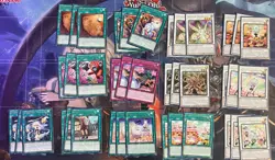 Yummy Budget Deck Core ALL THE RARES Yugioh Justice Hunters - Image 1