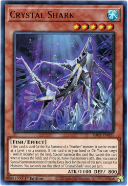 Yugioh! Crystal Shark - RA03-EN031 - Ultra Rare (UR) NM/M English - Image 1