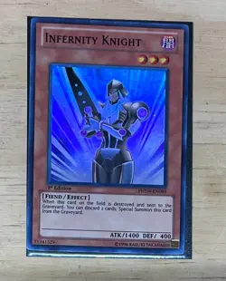 YUGIOH - Infernity Knight - PHSW-EN099 - Super Rare - 1st Edition - Image 1