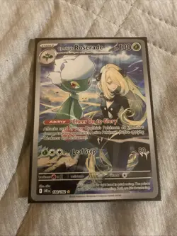 Pokemon TCG Cynthia's Roserade Card 184/182 Destined Rivals IR Holo Full Art MT - Image 1
