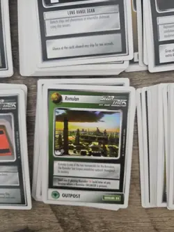 Star Trek CCG 1994 WB White Border Alpha 121 Card Common Lot Card Game - Image 4