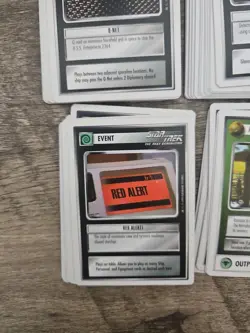 Star Trek CCG 1994 WB White Border Alpha 121 Card Common Lot Card Game - Image 5