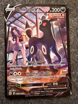 Umbreon V Brilliant Stars TG22/TG30 Pokemon Card TCG - LP - Image 1