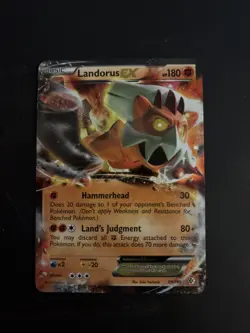 Pokemon Landorus EX Holo Ultra Rare Card 89/149 Boundaries Crossed - Image 1