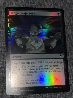 U 0122 Tragic Trajectory Sorcery EOE Edge of Eternities MTG Card Foil - Image 1
