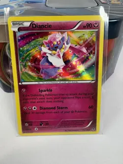 Diancie 71/119 Holo Rare Pokemon Card XY Phantom Forces 2014 - Image 1