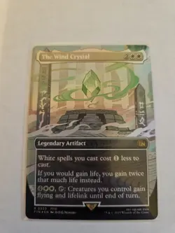 The Wind Crystal Borderless FOIL MTG FIN Nm/M - Image 1