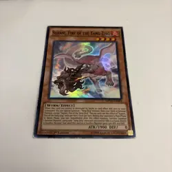 MP15-EN083 Suanni, Fire Of The Yang Zing Super Rare 1st Edition NM Yugioh Card - Image 1