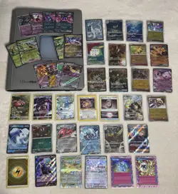 43 Pokemon Card Lot English, Korean & Japanese EX/AR/RR/SAR Vintage + Binder - Image 1