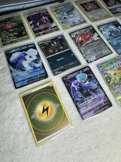 43 Pokemon Card Lot English, Korean & Japanese EX/AR/RR/SAR Vintage + Binder - Image 2