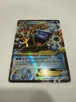 Mega M Blastoise EX Pokemon card, the 18/83 version from the Generations set - Image 2