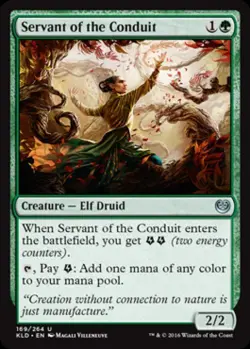 Servant of the Conduit -Foil Medium Play MTG Kaladesh - Image 1