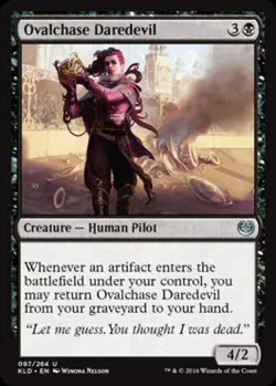 Ovalchase Daredevil -Foil Medium Play MTG Kaladesh - Image 1