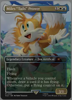MTG Secret Lair X Sonic: Miles "Tails" Prower Non Foil Friends & Foes | NM/M - Image 1