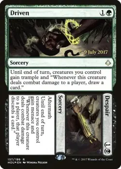 Driven // Despair -Foil Medium Play MTG Promos: Prerelease Cards - Image 1