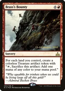 Brass's Bounty -Foil Medium Play MTG Promos: Prerelease Cards - Image 1
