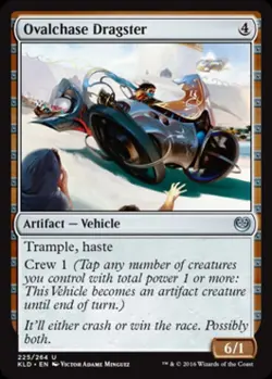 Ovalchase Dragster -Foil Medium Play MTG Kaladesh - Image 1