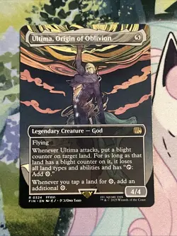 Magic MTG Final Fantasy - Ultima, Origin of Oblivion - FIN R 0324 BORDERLESS - Image 1