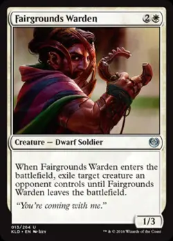 Fairgrounds Warden -Foil Medium Play MTG Kaladesh - Image 1
