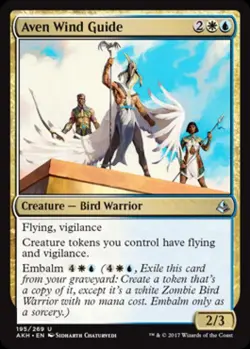 Aven Wind Guide -Foil Medium Play MTG Amonkhet - Image 1