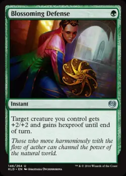 Blossoming Defense -Foil Medium Play MTG Kaladesh - Image 1