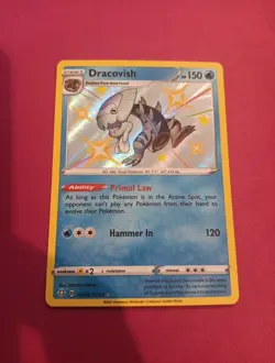 Dracovish SV036/SV122 Shiny Vault Holo Shining Fates Pokemon TCG NM - Image 1