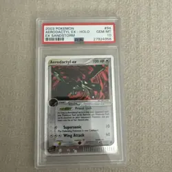 Pokemon Aerodactyl ex EX Sandstorm Ultra Rare #94 PSA 10 Gem Mint - Image 1